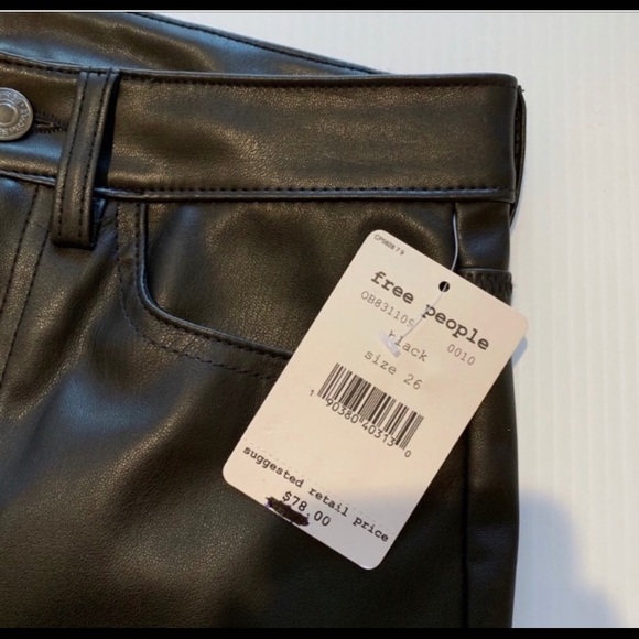 Free People leather leggings - Picture 5 of 7